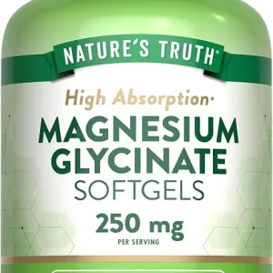 Magnesium Glycinate, High Absorption 250mg - 60 Softgels